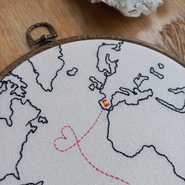 Producto - MAPA ARGENTINA Y ESPAÑA - 4