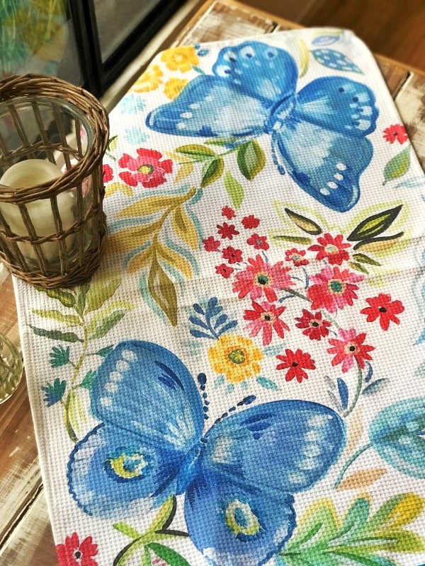 Producto - Repasador mariposas blue