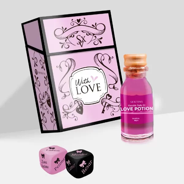 Producto - Love Kit- Aceite Love Potion y Dados de juegos Cod A24-20