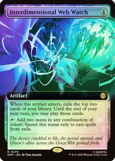 Producto - Interdimensional Web Watch (Extended Art Foil)