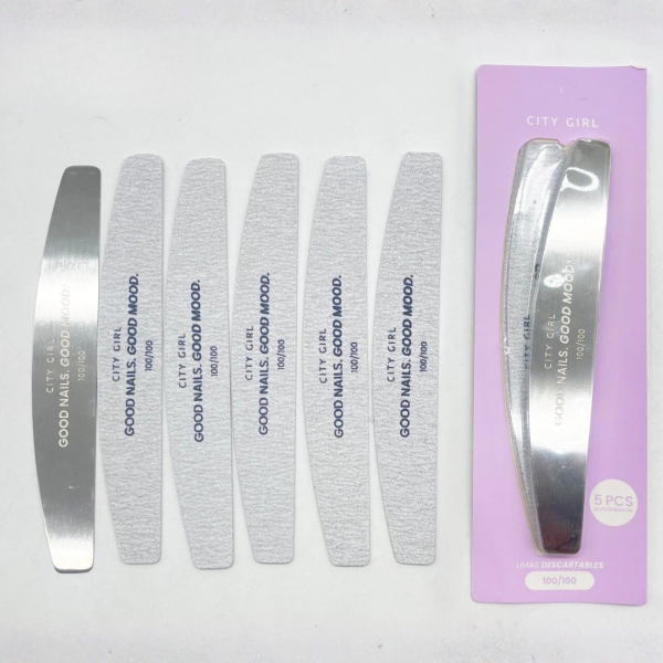 Producto - Lima metalica +5 repuestos 100/100