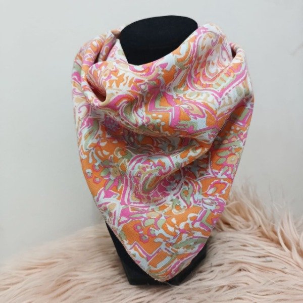 Producto - Pañuelo de seda 50x50cm multicolor