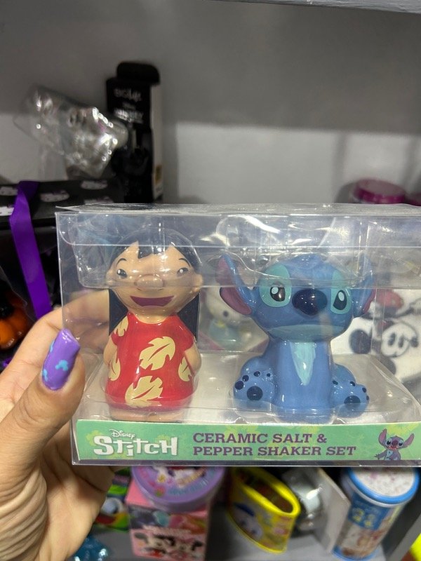 Producto - Salero y pimentero Stitch y Lilo