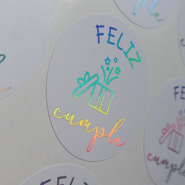 Producto - Stickers Prediseñados con Hot Stamping