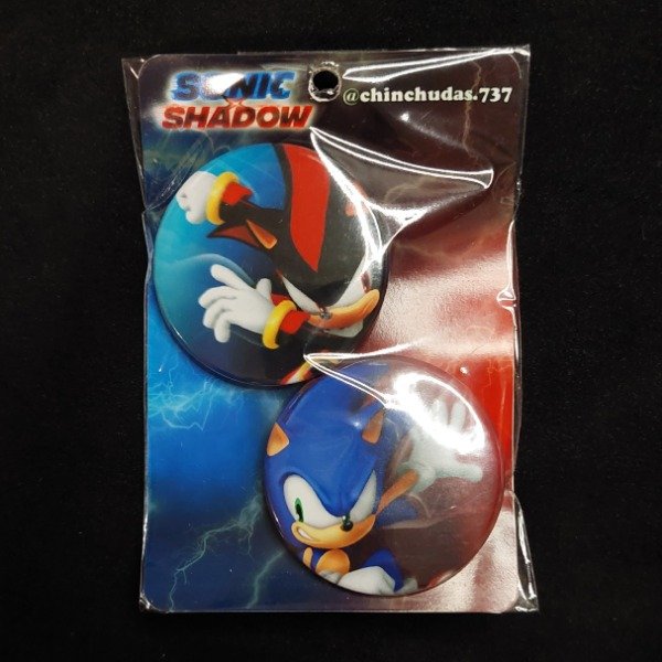Producto - SONIC x SHADOW (pack de 2 pines)
