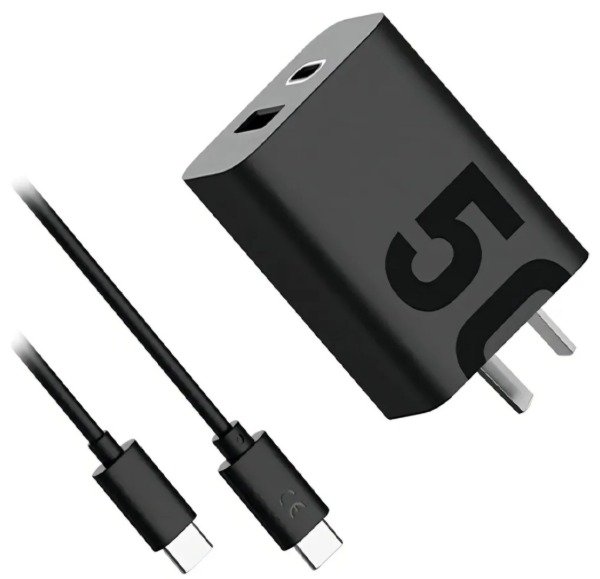 Producto - Cargador Motorola 50W PD Adapter - Doble puerto + carga super rápida