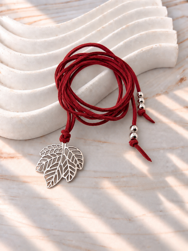Producto - CHOCKER DE GAMUZA BORDO 3023