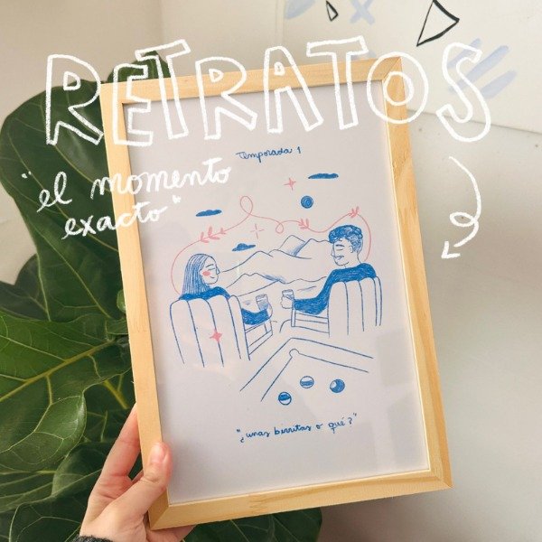 Producto - Retratos "el momento exacto" Enmarcado