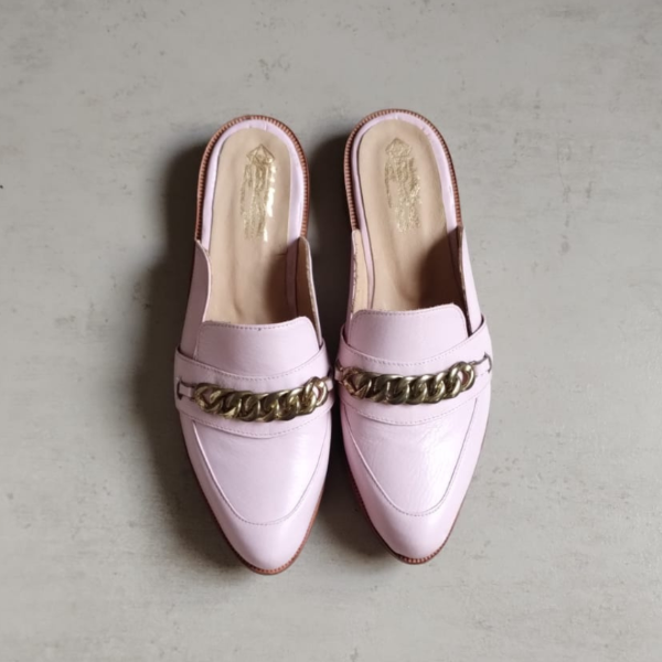 Producto - Moca sin Talón Rosa T37