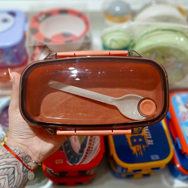 Producto - Lunchera Con Tenedor Rectangular 319963