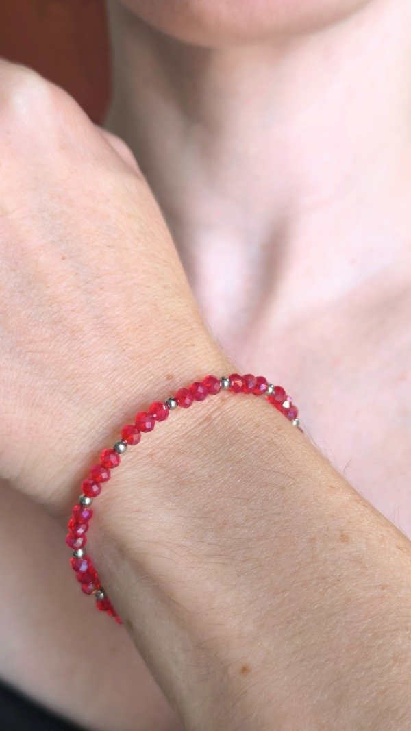Producto - Pulsera Cristal roja