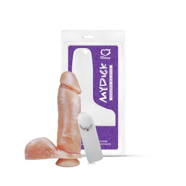 Producto - Pene con escroto, vibrador y ventosa - 6