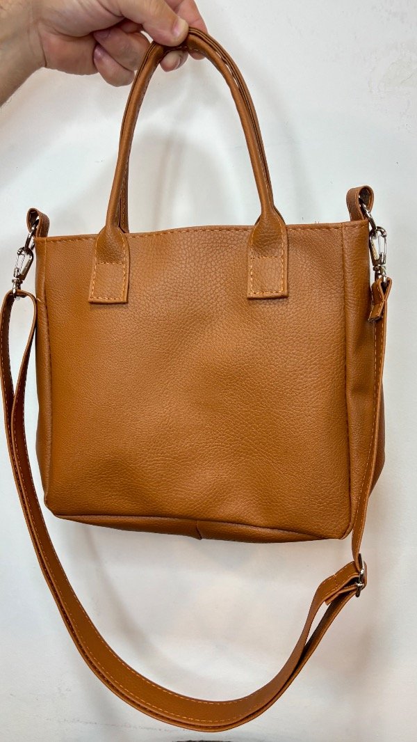 Producto - Cartera esencial doble correa marrón