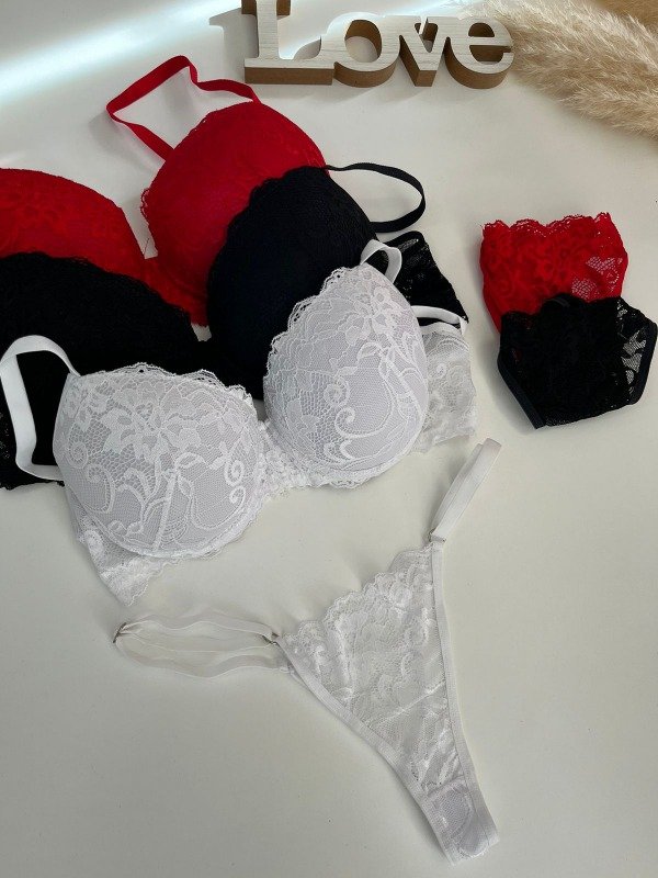 Producto - Conjunto encaje LOVELY- COD 3367