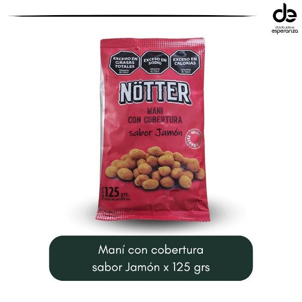 Producto - Maní crocante Notter x 125 grs Jamón