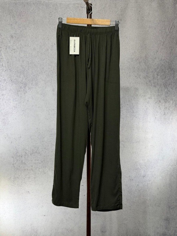 Producto - PANTALON BAIC VERDE LINO ELASTIZADO - 0