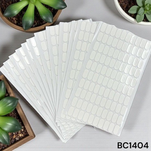 Producto - Plancha de cinta doble faz (100 stickers)