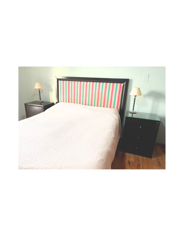 Producto - Respaldo de cama 1.60m de largo  y mesitas de luz de madera