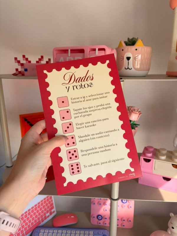 Producto - Dados y Retos - Plantilla Imprimible