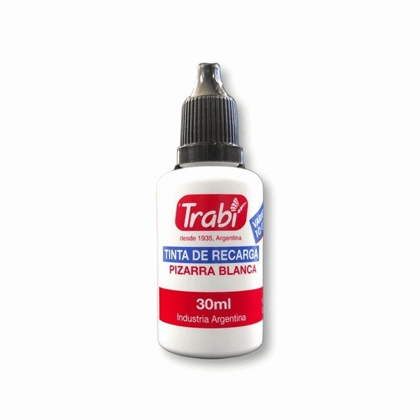 Producto - TINTA TRABI P/PIZARRA blanca 30ml. Negra