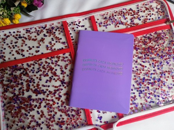 Producto - ORGANIZADOR A5 O PORTA AGENDAS "CRISTAL CORAZON" - 0