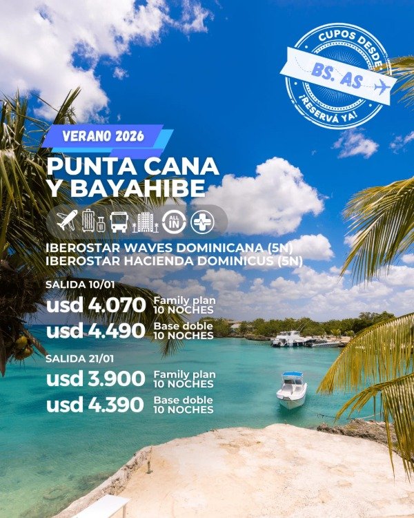 Producto - PUNTA CANA Y BAYAHIBE
