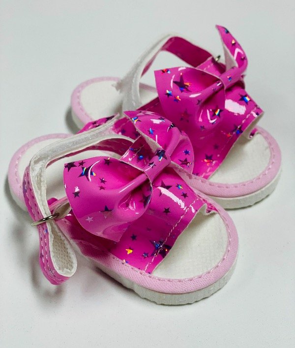 Producto - SANDALIAS MOÑO ESTRELLA FUCSIA