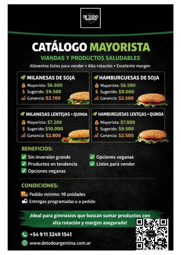 Producto - HAMBURGUESAS DE SOJA. ART: ORGCOMDTA - 525267