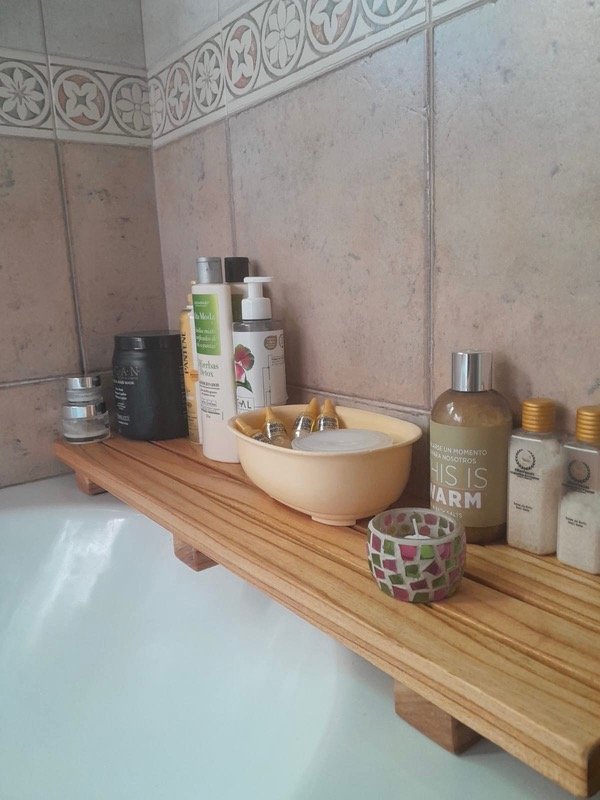 Producto - Cruce de bañera 74x17  madera paraiso