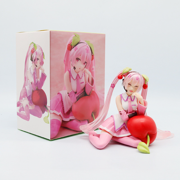 Producto - Figura Miku Sentada ver. Sakura - Vocaloid (12cm)