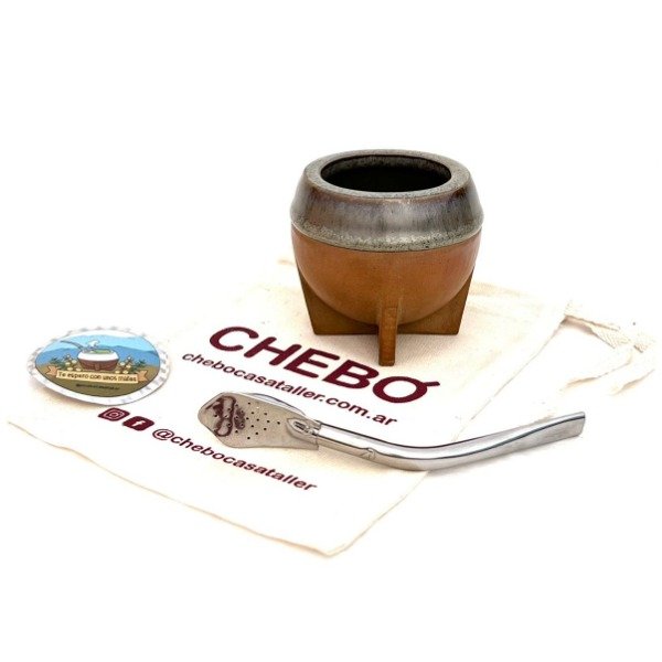 Producto - MATE CHICO Esmaltado Xanadu + BOMBILLA + STIKER - 0