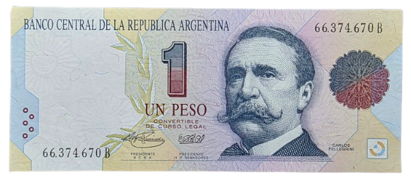 Producto - 1 Pesos Convertible (Fernández - Menem) Bott.3006 Aunc
