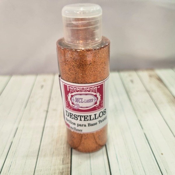 Producto - Destellos /brillos para base textil - Cobre