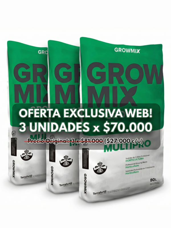 Producto - PROMO 3 BOLSONES GROWMIX 80LT