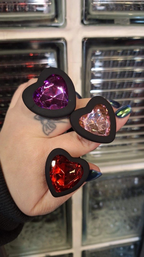 Producto - Anal Plugs Heart Love (VARIEDAD TAMAÑOS) - 0