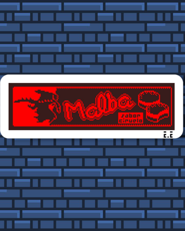 Producto - Sticker MALBA sabor Ciruelo