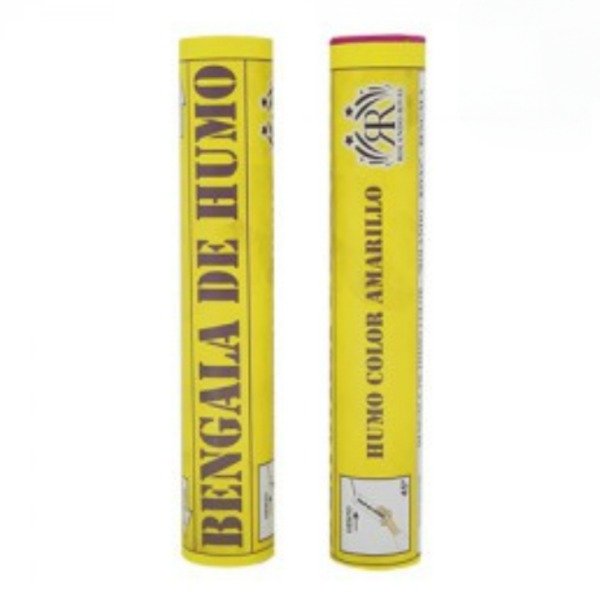 Producto - Bengalas de humo color amarillo