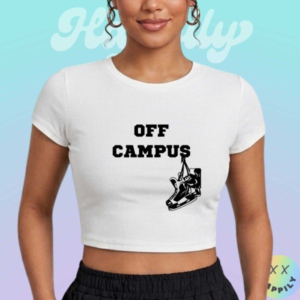 Baby tee off campus #1