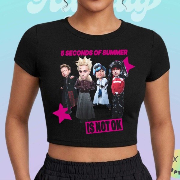 Baby tee 5SOS 41 — imagen 2