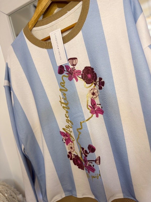 Producto - Buzo Argentina flowers - 3