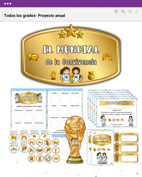 Producto - PROYECTO ANUAL: EL MUNDIAL DE LA CONVIVENCIA