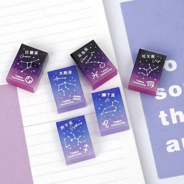 Producto - Goma de borrar signos zodiacales