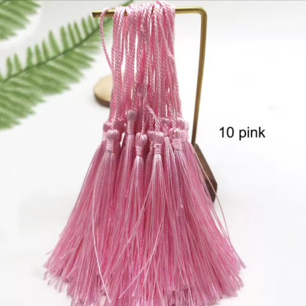 Producto - 10 BORLAS DECORATIVAS ROSA