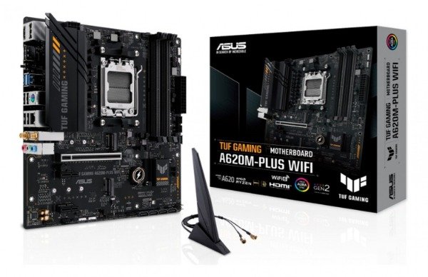 Producto - MOTHER ASUS (AM5) TUF GAMING A620M-PLUS WIFI