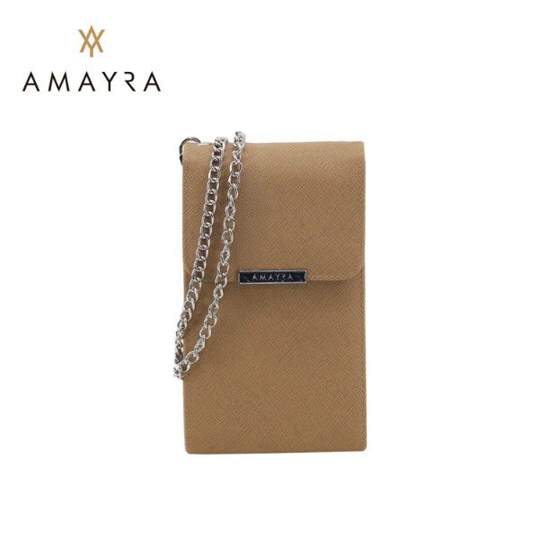 Producto - Bandolera portacelular Amayra PU camel 67-B997-2