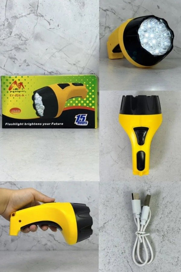 Producto - HE1625 LINTERNA SUPER POTENTE BUSCA HUELLA 15CM