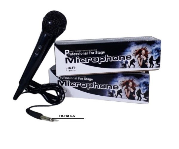 Producto - Microfono con cable Ficha 6.5mm
