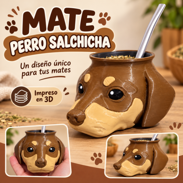 Producto - Mate perro salchicha
