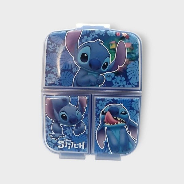 Producto - Sandwichera Hermetico "Stitch" 3 divisiones