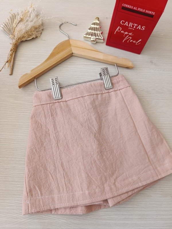 Producto - Pollera Pantalón Rosa Viejo